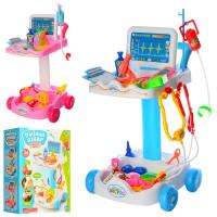 купить Детская тележка с медицинскими инструментами Limo Toy 606-1-5 микроскоп