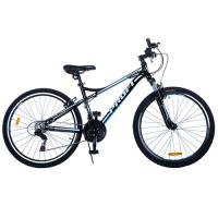 купить Спортивный велосипед G26A315-M-3B Shimano 21SP, с двойным ободом (черно-голубой)