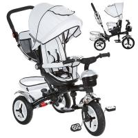 купить Велосипед колясочный  M 3200-8A с функцией поворота сиденья (белый)