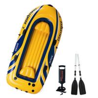 купить Надувная лодка CHALLENGER 2 SET Intex 68367 двухместная с веслами и насосом (236-114-41 см)