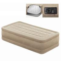 купить Велюровая надувная кровать 64456 со встроенным насосом 220В (191-99-46см)