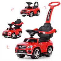 купить Детская машинка-качалка Mercedes AMG SX1578-3 с кожаным сиденьем (красная)