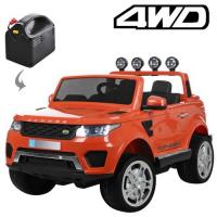 купить Детский джип Land Rover M 3273EBLR-7 колеса ЕВА с пультом (оранжевый)