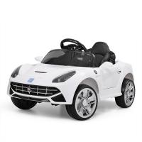 купить Детский электромобиль Bambi M 3176EBLR-1 с кожаным сиденьем (белый)