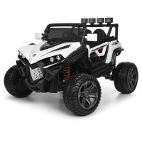 купить Внедорожник для детей с полным приводом Bambi M 3804EBLR-1 кожаное сиденье (белый)