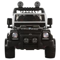 купить Джип двухместный M 3157EBLR-2 с автомобильной краской, кожаные сидения (черный)