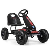 купить Железный педальный карт Bambi M 3626A-2 резиновые колеса (черный)