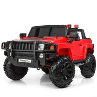купить Детский джип Hummer Bambi M 3830EBLR-3 с кожаным сиденьем (красный)