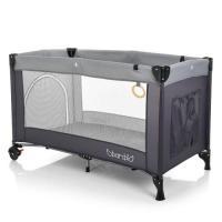 купить Детский манеж Bambi M 3696-2 игровой вход и карман (серый)
