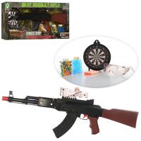 купить Автомат AK47 детский XF788-1 мягкие и водяные пули с мишенью (64см)