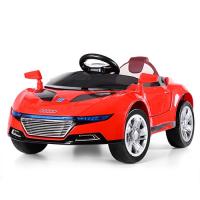купить Детский электромобиль Audi M 2448EBLR-3 с кожаным сиденьем (красный)
