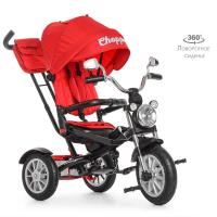 купить Детский трехколесный велосипед TURBOTRIKE M 4056-1 колясочный поворотный (красный)