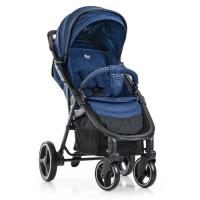 купить Прогулочная коляска книжка El Camino ME 1022L EXPERT Denim дождевик матрас чехол (синяя)