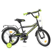 купить Велосипед для детей 18 дюймов Profi Y18108 Top Grade (графитно-салатовый матовый)