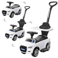 купить Детская каталка-толокар BAMBI M 3503A-1 с родительской ручкой (белый)