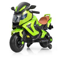 купить Детский мотоцикл Bambi M 3681ALS-5 резиновые колеса и автокраска (зеленый)