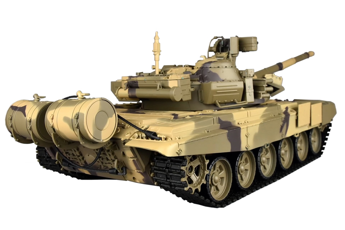 фото Танк на радиоуправлении 1:16 Heng Long T-90 с пневмопушкой и и/к боем (Upgrade)