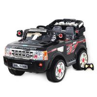 купить Детский электромобиль JJ 012 NR-2 Машина Джип Land Rover с пультом управления (черный)