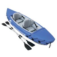 купить Надувная лодка Bestway Hydro-Force Raft Set 65077 с веслами (321-88-44 см)