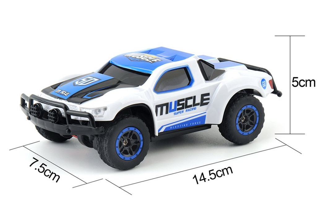 фото Машинка радиоуправляемая 1:43 HB Toys Muscle полноприводная (синий)