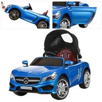 купить Электромобиль для детей Mercedes M 3261EBLR-4 с откидной крышей (синий)