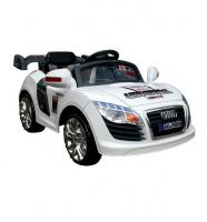 купить Детский электромобиль Машина Audi M 0631 с радиоуправлением (белая)