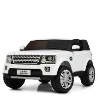 купить Детский электроджип Land Rover Discovery M 4063EBLR-1 два мотора и радиоуправление (белый)