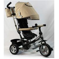 купить Прогулочный трехколесный велосипед для детей TURBOTRIKE M 3452-4FA (бежевый)