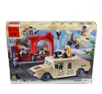 купить Детский конструктор BRICK 817 "Военный джип Хаммер" (323 дет.)