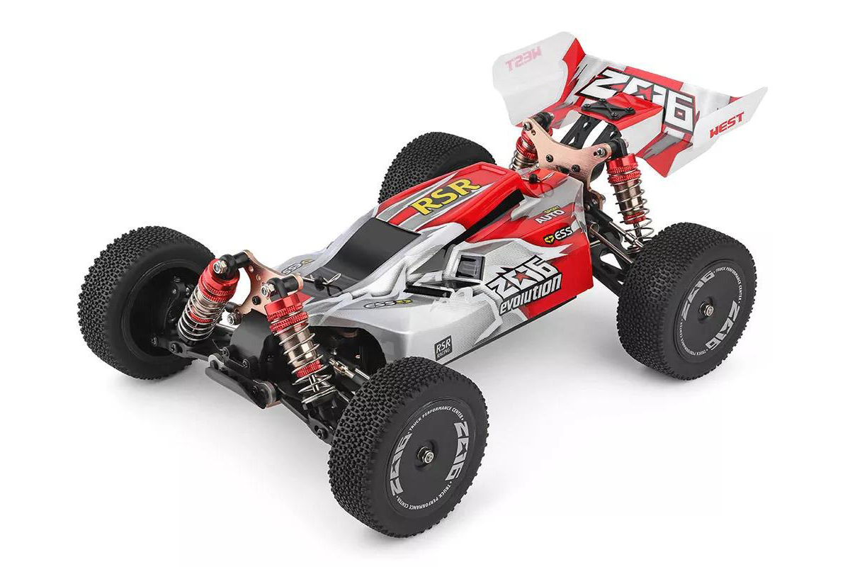 фото Машинка на радиоуправлении 1:14 багги WL Toys 144001 4WD (красный)