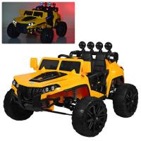 купить Детская электромашина джип BAMBI M 3599EBLR-6 колеса EVA (желтый)