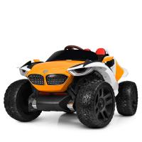 купить Детский джип с полным приводом Bambi M 4064EBLR-7 с кожаным сиденьем (оранжевый)