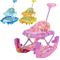 купить Детские ходунки качалка 2в1 Bambi BL 6222 SYT паровозик с ручкой