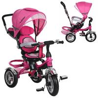 купить Трехколесный детский велосипед TurboTrike M 3114-6A резина (розовый)