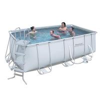 купить Бассейн каркасный Bestway 56241 с фильтр-насосом и лестницей (412-201-122 см)