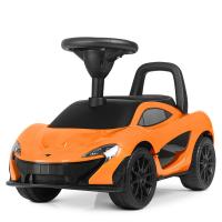 купить Детская машина-каталка MCLaren Z 372L-7 с кожаным сиденьем (оранжевая)