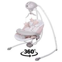 купить Детские электрокачели SG301-13 вращающееся сиденье (бежевые)