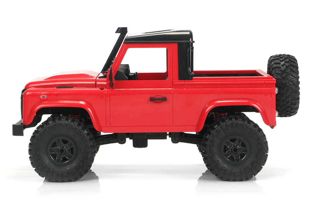 фото Машинка на радиоуправлении 1:12 MN Model Краулер D90 Defender полноприводный (красный)
