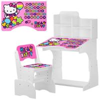 купить Детская парта растишка Hello Kitty W 2071-64-1 со стульчиком (белая)