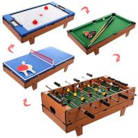 купить Настольная игра 4в1 HG207-4 футбол воздушный хоккей теннис бильярд