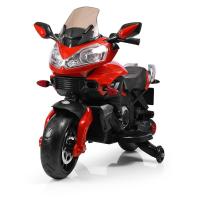 купить Детский электромотоцикл Bambi M 3630 EL-3 кожаное сиденье и ЕВА-колеса (красный)
