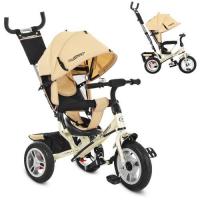 купить Трехколесный колясочный велосипед TurboTrike M 3113-7A (бежевый)