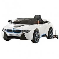 купить Спортивный детский электромобиль JE 168 R-1 BMWс пультом радиоуправления (белый)