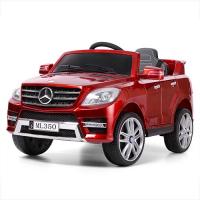 купить Детский джип Mercedes ML350 M 3568EBLRS-3 с кожаным сиденьем автопокраска (красный)
