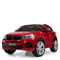 купить Детский электромобиль джип BMW X6M JJ2168EBLRS-3 радиоуправление и автокраска (красный)