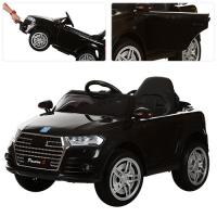 купить Детский электромобиль джип AUDI M 3179EBLR-2 кожаное сиденье (черный)