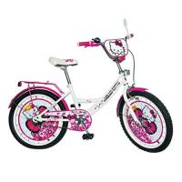 купить Двухколесный детский велосипед 20" HK 0077 Hello Kitty (белый с розовым)