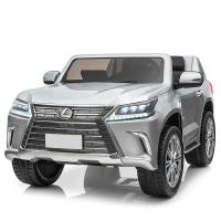 купить Детский электромобиль джип Lexus LX570 M 3906(MP4)EBLRS-11 в автокраске (серебристый)