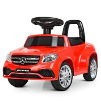 купить Детский электромобиль 2в1 толокар Mercedes AMG M 4065EBLR-3(2) кожаное сиденье (красный)