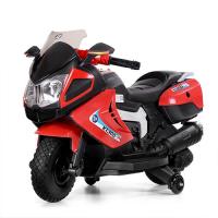 купить Детский мотоцикл Bambi M 3625EL-3 колеса EVA и кожаное сиденье (красный)